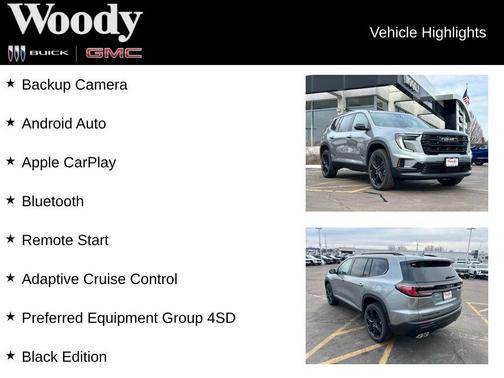 2026 GMC Acadia AWD Elevation