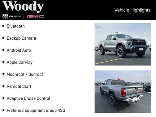 Sterling Metallic 2026 GMC Canyon AT4