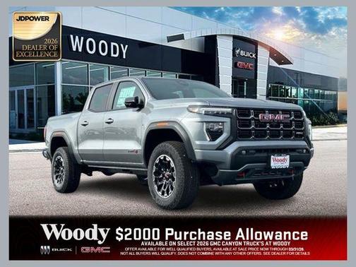 Sterling Metallic 2026 GMC Canyon AT4