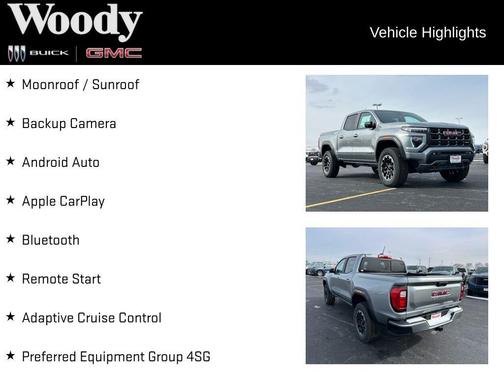 Sterling Metallic 2026 GMC Canyon AT4