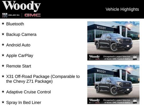 Onyx Black 2026 GMC Sierra 1500 Elevation