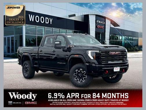 Onyx Black 2026 GMC Sierra 2500 AT4X