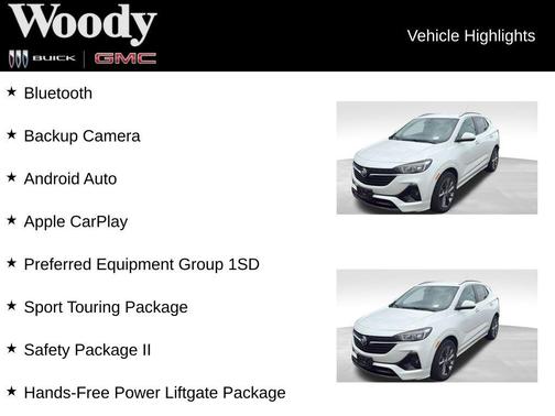 White Frost Tricoat 2023 Buick Encore GX Select