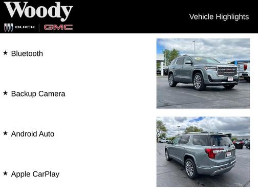 Sterling Metallic 2023 GMC Acadia Denali
