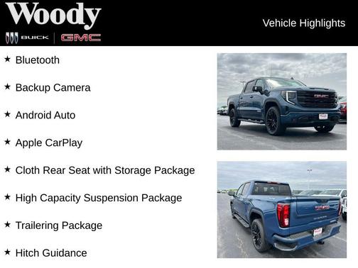Downpour Metallic 2026 GMC Sierra 1500 Elevation
