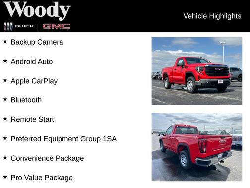 Cardinal Red 2026 GMC Sierra 1500 Pro