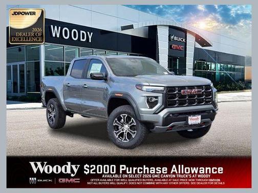 Sterling Metallic 2026 GMC Canyon AT4