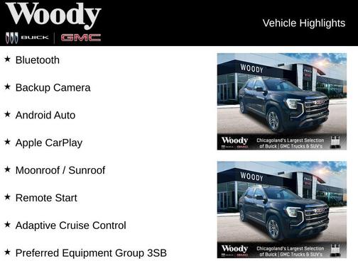 Ebony Twilight Metallic 2026 GMC Terrain AWD Elevation