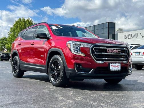 Volcanic Red Tintcoat 2023 GMC Terrain AWD AT4