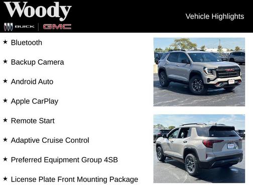 Riverstone Metallic 2026 GMC Terrain AWD AT4