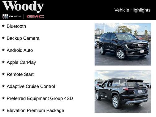 Sterling Metallic 2026 GMC Acadia AWD Elevation
