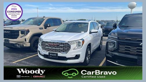 Summit White 2024 GMC Terrain Denali