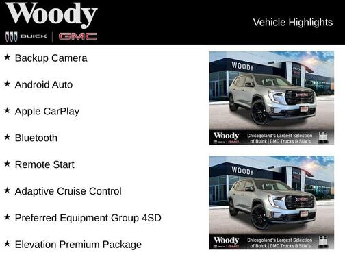 2026 GMC Acadia AWD Elevation