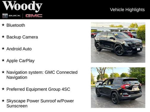 Ebony Twilight Metallic 2024 GMC Terrain AWD AT4