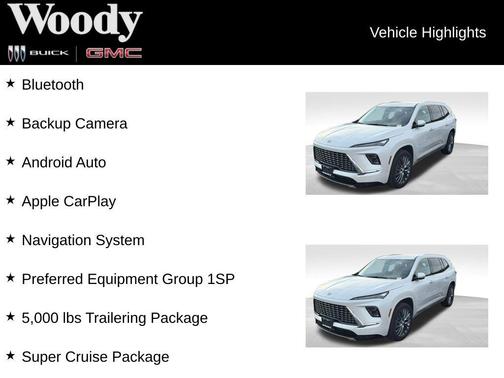 White Frost Tricoat 2025 Buick Enclave Avenir FWD