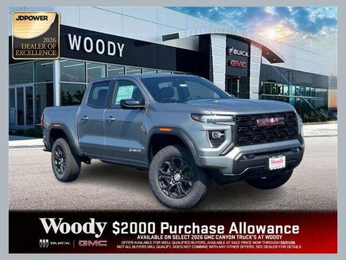 Sterling Metallic 2026 GMC Canyon 4WD Elevation