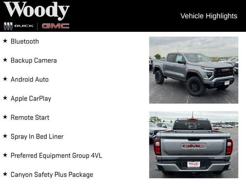 Sterling Metallic 2026 GMC Canyon 4WD Elevation