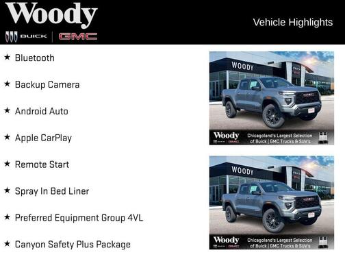 Sterling Metallic 2026 GMC Canyon 4WD Elevation