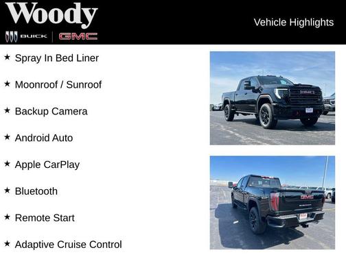 Onyx Black 2026 GMC Sierra 2500 AT4