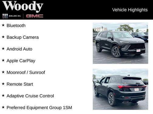 ebony twilight metallic 2026 Buick Enclave Sport Touring