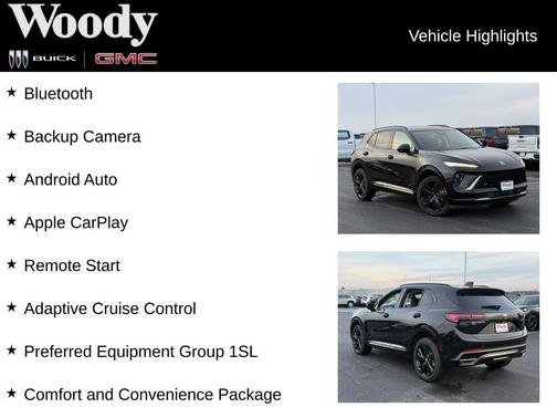 Ebony Twilight Metallic 2026 Buick Envision Sport Touring