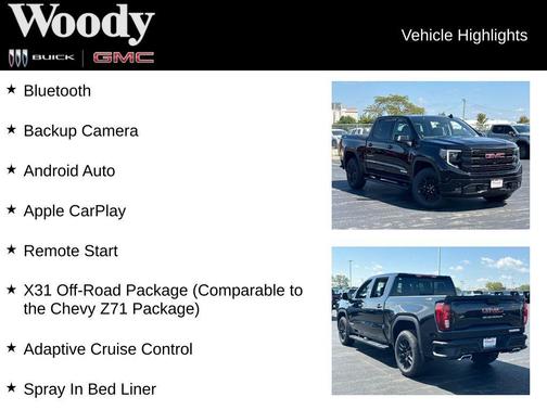 Onyx Black 2026 GMC Sierra 1500 Elevation