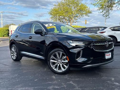 Ebony Twilight Metallic 2022 Buick Envision AWD Avenir