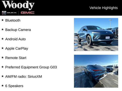 Ocean Blue Metallic 2026 Buick Envista Sport Touring