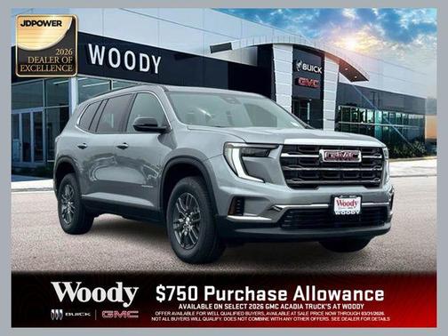 Sterling Metallic 2026 GMC Acadia AWD Elevation