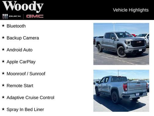 Sterling Metallic 2026 GMC Sierra 1500 Elevation