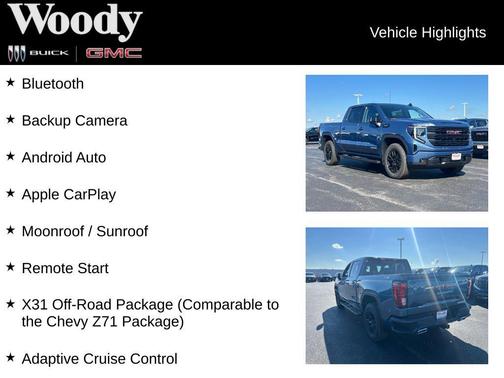 Downpour Metallic 2026 GMC Sierra 1500 Elevation