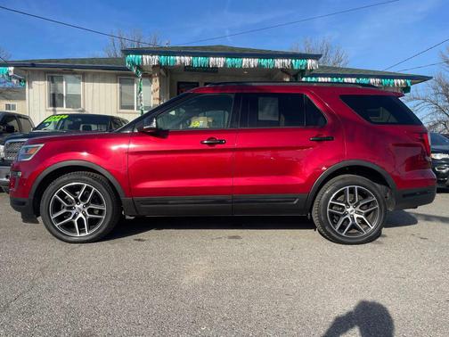 Red 2019 Ford Explorer Sport