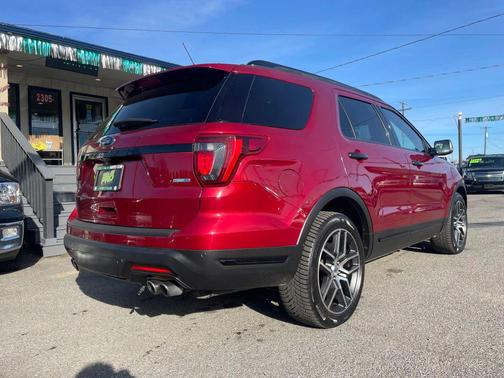 Red 2019 Ford Explorer Sport