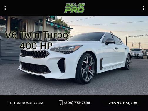 Snow White Pearl 2019 Kia Stinger GT2