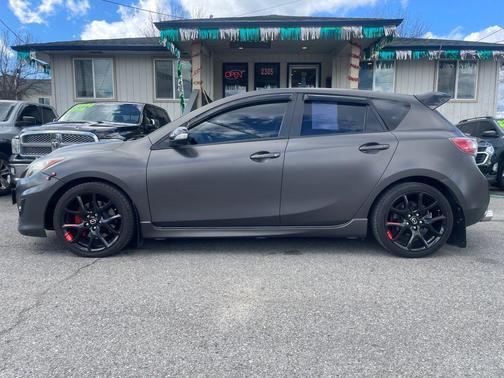 Liquid Silver Metallic/Black 2013 Mazda MazdaSpeed3 Touring