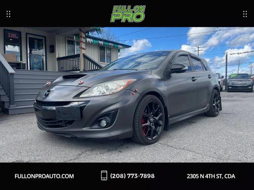 Liquid Silver Metallic/Black 2013 Mazda MazdaSpeed3 Touring