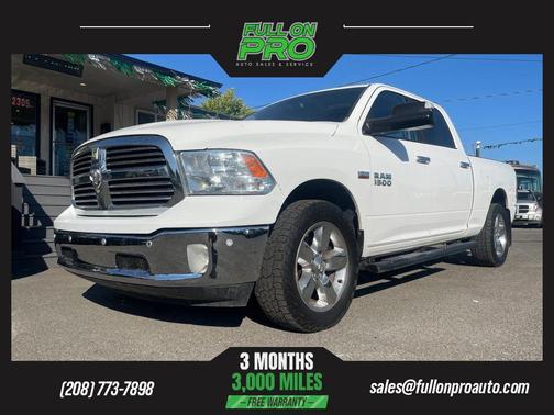Bright White Clearcoat 2017 RAM 1500 Big Horn