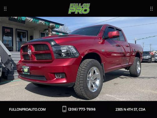 Burgundy 2012 RAM 1500 Sport