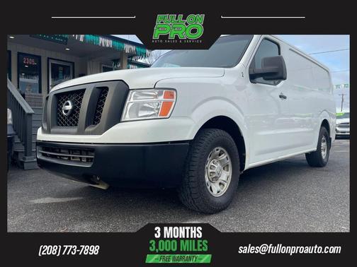 Glacier White 2013 Nissan NV Cargo NV2500 HD S V6