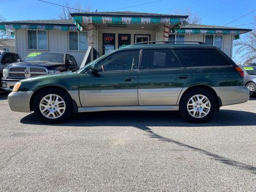 Timberline Green Pearl/Titanium Pearl 2001 Subaru Outback H6-3.0 L.L. Bean Edition