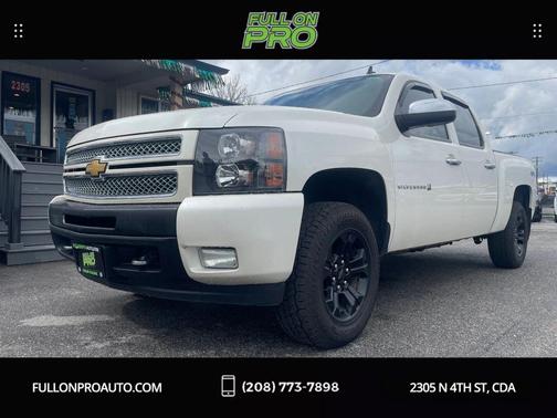White 2012 Chevrolet Silverado 1500 LTZ