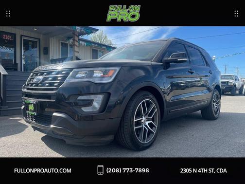 Shadow Black 2016 Ford Explorer Sport