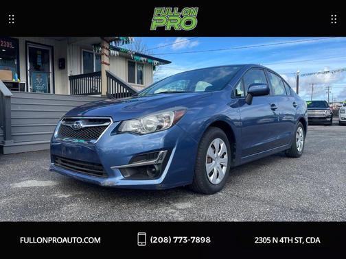 Quartz Blue Pearl 2016 Subaru Impreza 2.0i