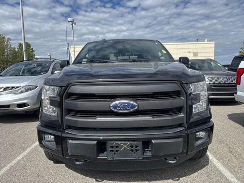 White Platinum Metallic Tri-Coat 2015 Ford F-150 Lariat