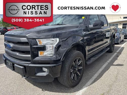 White Platinum Metallic Tri-Coat 2015 Ford F-150 Lariat