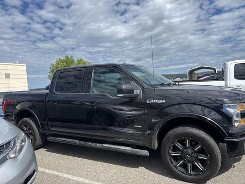 White Platinum Metallic Tri-Coat 2015 Ford F-150 Lariat