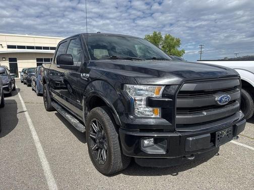 White Platinum Metallic Tri-Coat 2015 Ford F-150 Lariat