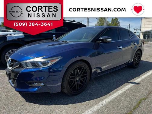 Deep Blue Pearl 2017 Nissan Maxima 3.5 SV