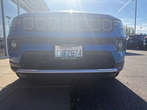 Laser Blue Pearlcoat 2022 Jeep Compass Limited
