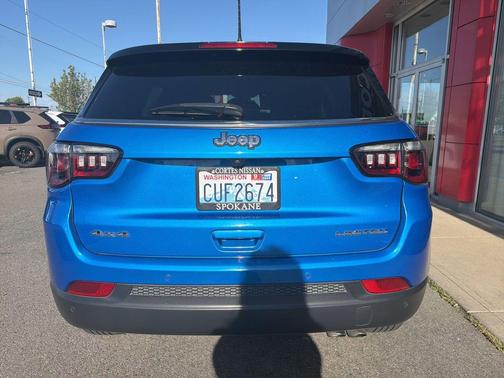 Laser Blue Pearlcoat 2022 Jeep Compass Limited